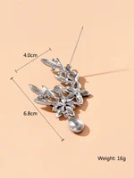 1PC Women's Fashion Trendy Charm Brooch Jewelry Chest Flower Accessories Suitable for Date, Party, Festival Gifts-2813 5