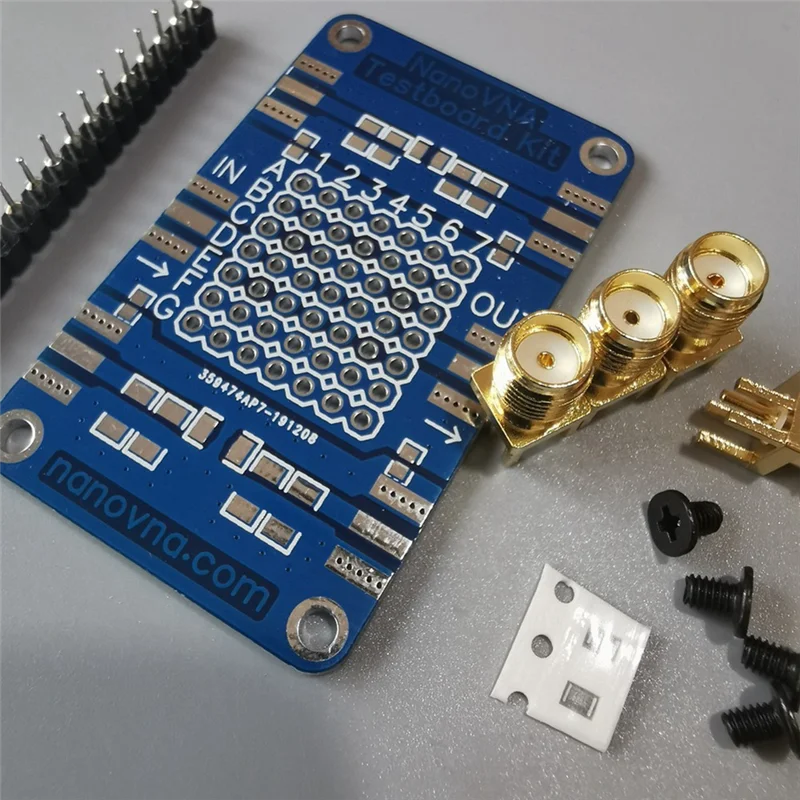 Light System Expansion Board NanoVNA Testboard Kit VNA Test Demo Board Vector Network Analyzer Testing Board