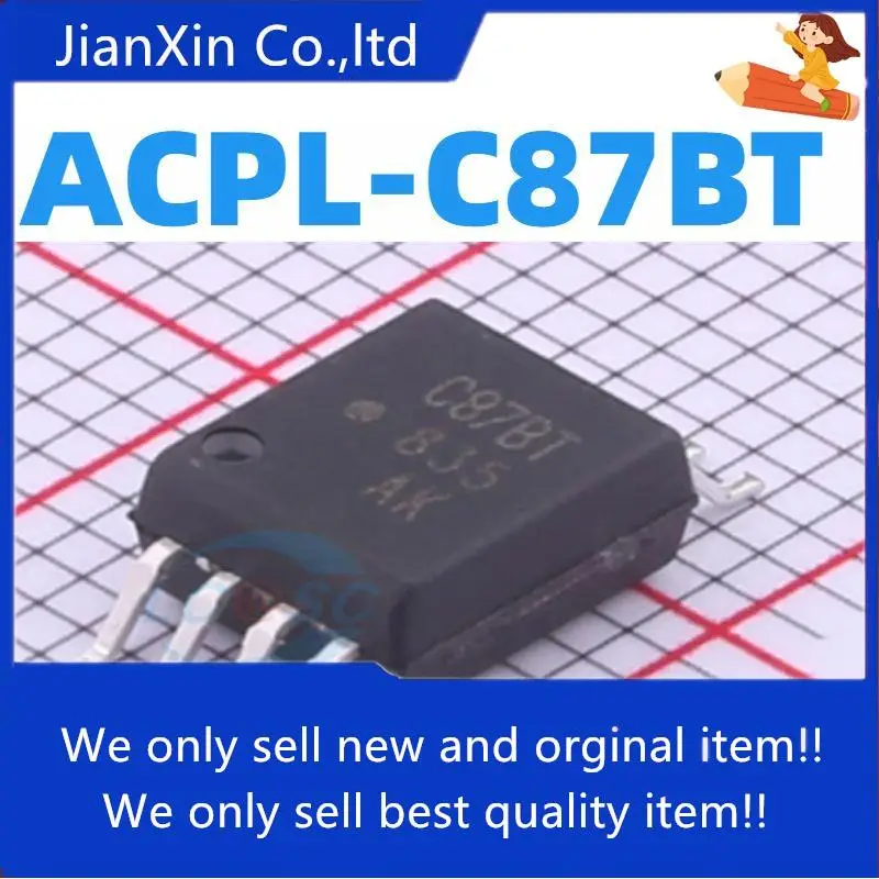 

10 шт. 100% оригинальный новый C87BT ACPL-C87BT-000E SOP6 SMD оптосоединитель