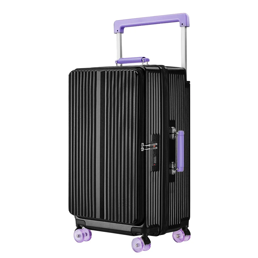KLQDZMS equipaje expandible ABS + maleta de embarque para PC 20 "24" 26 "28 pulgadas cubierta de carrito de gran capacidad con ruedas maleta rodante