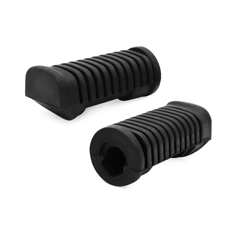 Pair Black Rubber Foot Peg Pads For Honda CL70 CL90 CL100 CL125A CL175 CL350