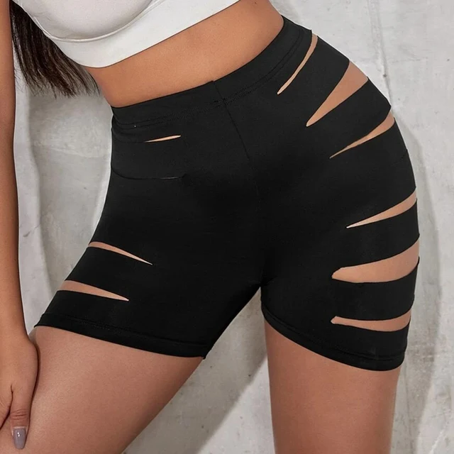 Ripped Yoga Shorts