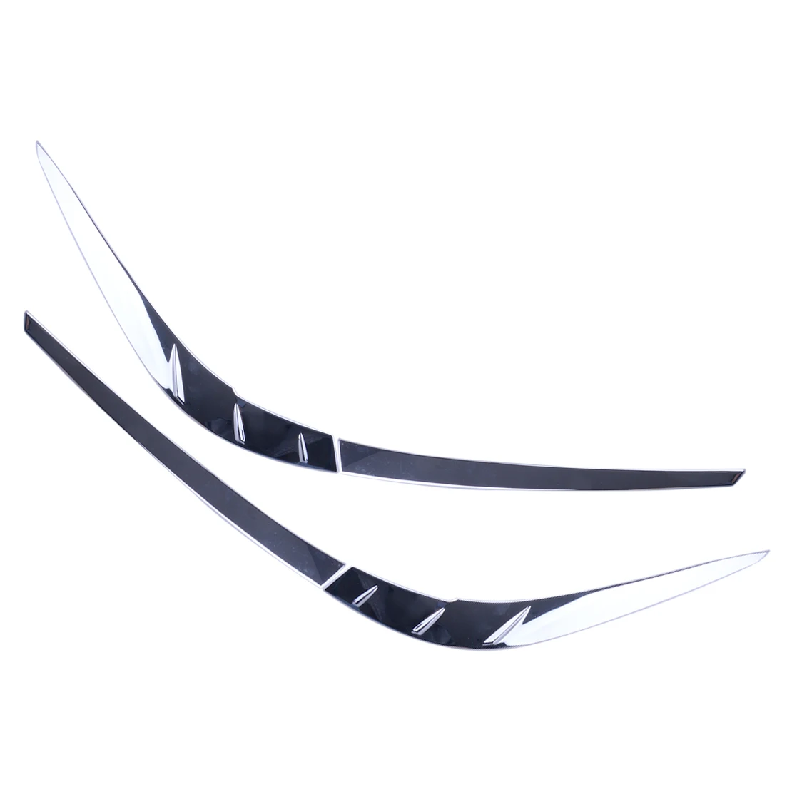 

NEW 1 Set Car Tail Light Rear Lamp Cover Eyebrow Eyelid Trim Strip Decor Silver Chrome ABS Fit for Toyota Sienna 2021-2022