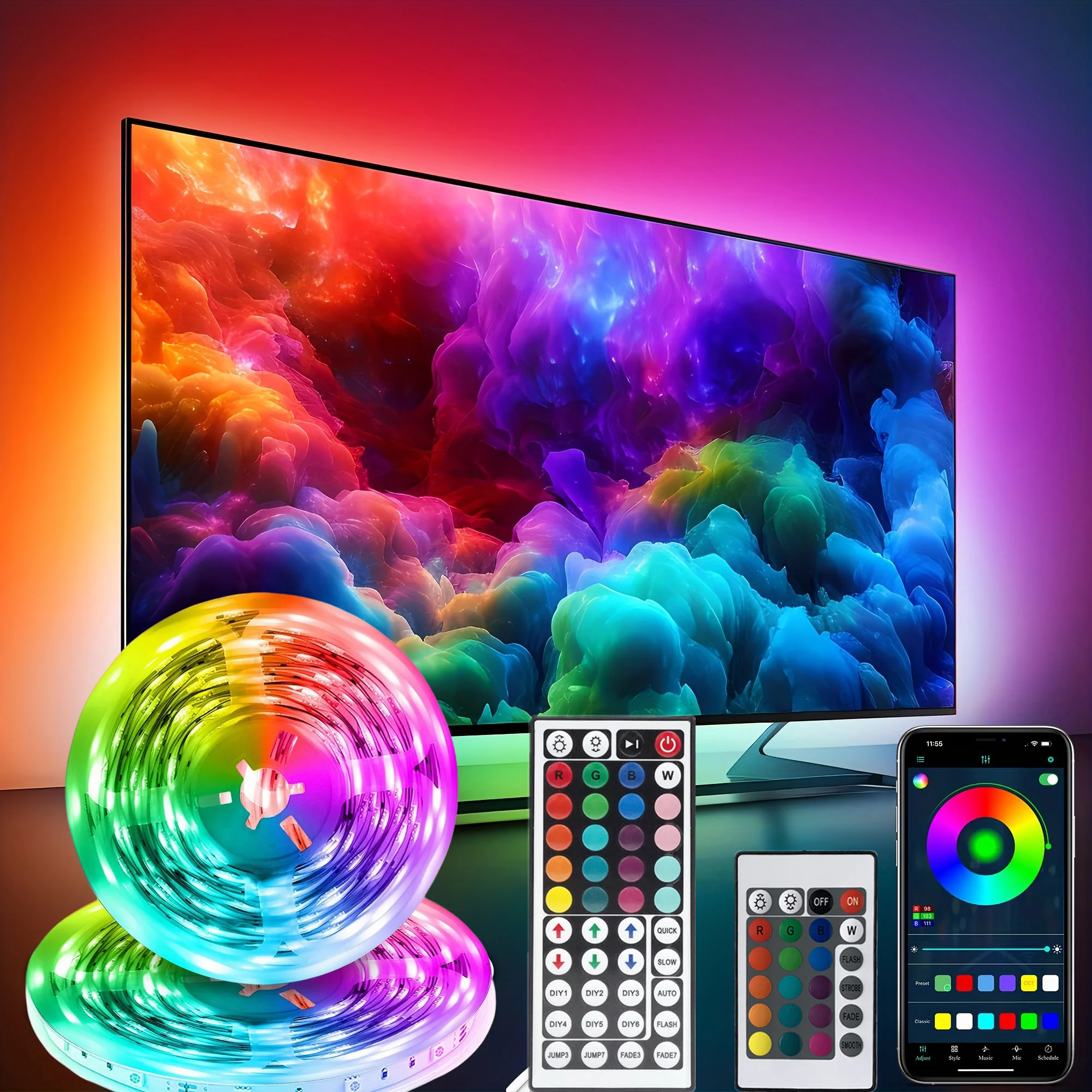 รูปสินค้า แถบไฟ LED RGB อัจฉริยะสำหรับเกมมิ่ง