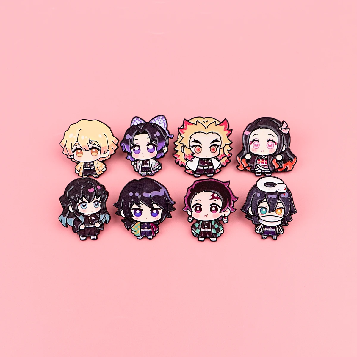 Cute Enamel Pin Cartoon Brooch Coat Women's Brooches Fashion Lapel Badges Jewelry Fans Collection Gifts 8pcs