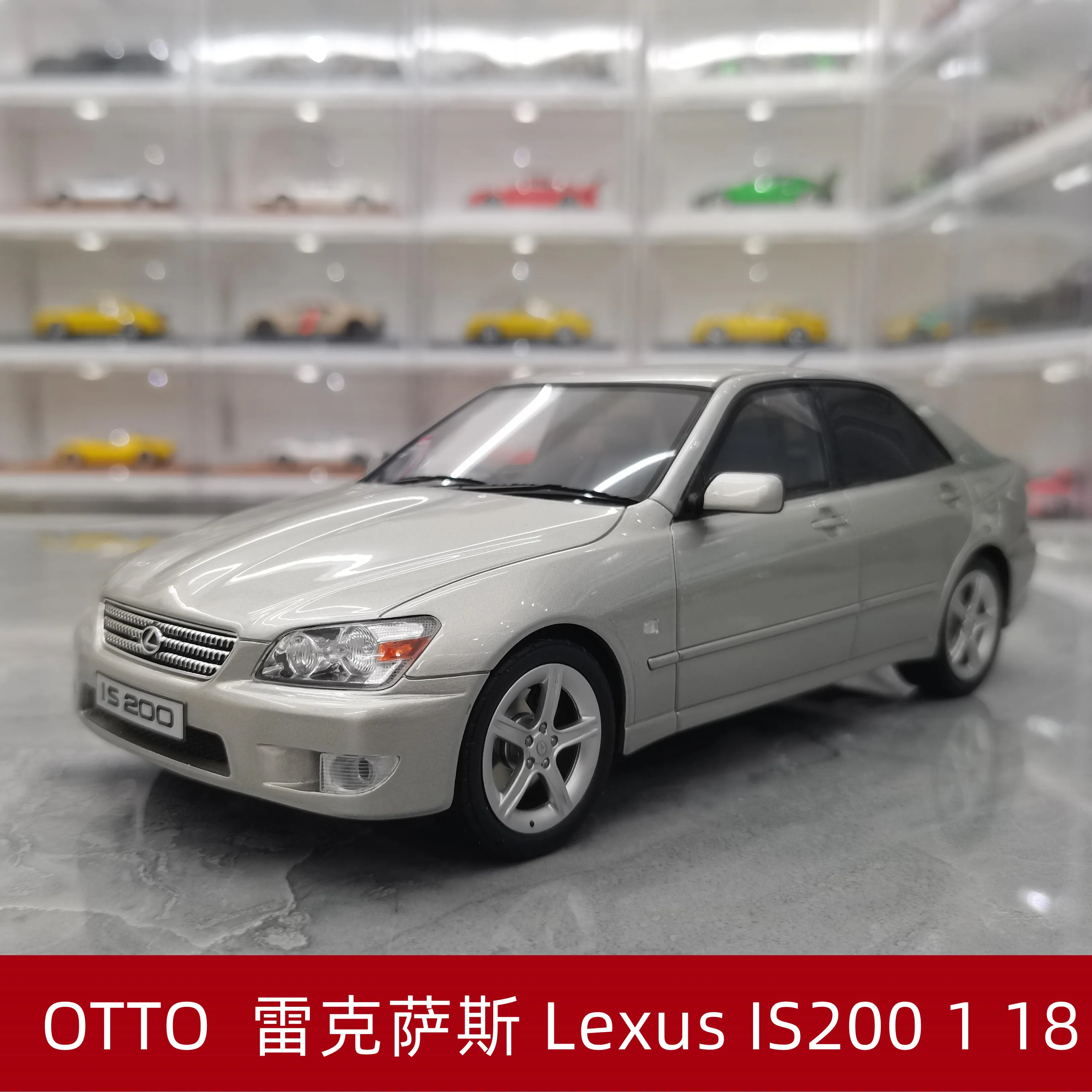 OTTO Model 118 scale Diecast car model IS200 Lexus limited edition
