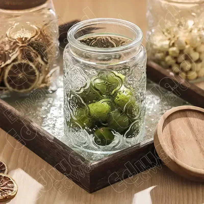 Nordic Style Glass Storage Jars