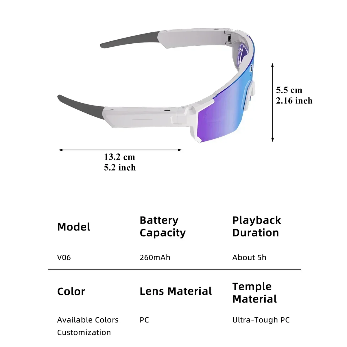 Occhiali Smart AI da Sci per Uomo con Fotocamera HD 800W Anti-vibrazione, Acquisizione Azione, Audio Surround 3D e Chiamate AI - immagine 5
