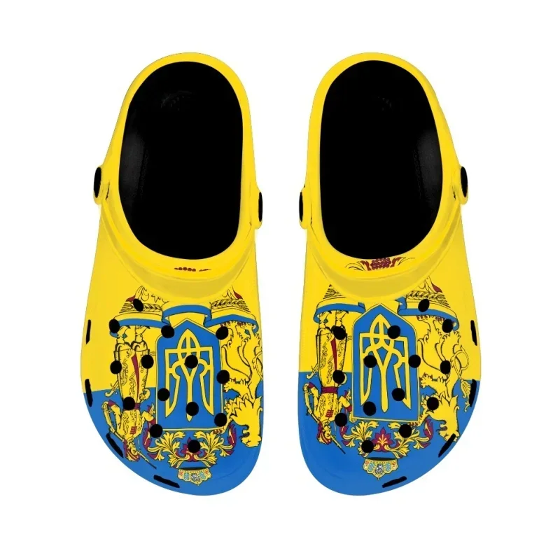 Ukraine Flag Printed Women Slippers Casual Non-Slip Outdoor Slides Sandals Summer Beach Wading Shoes For Adults