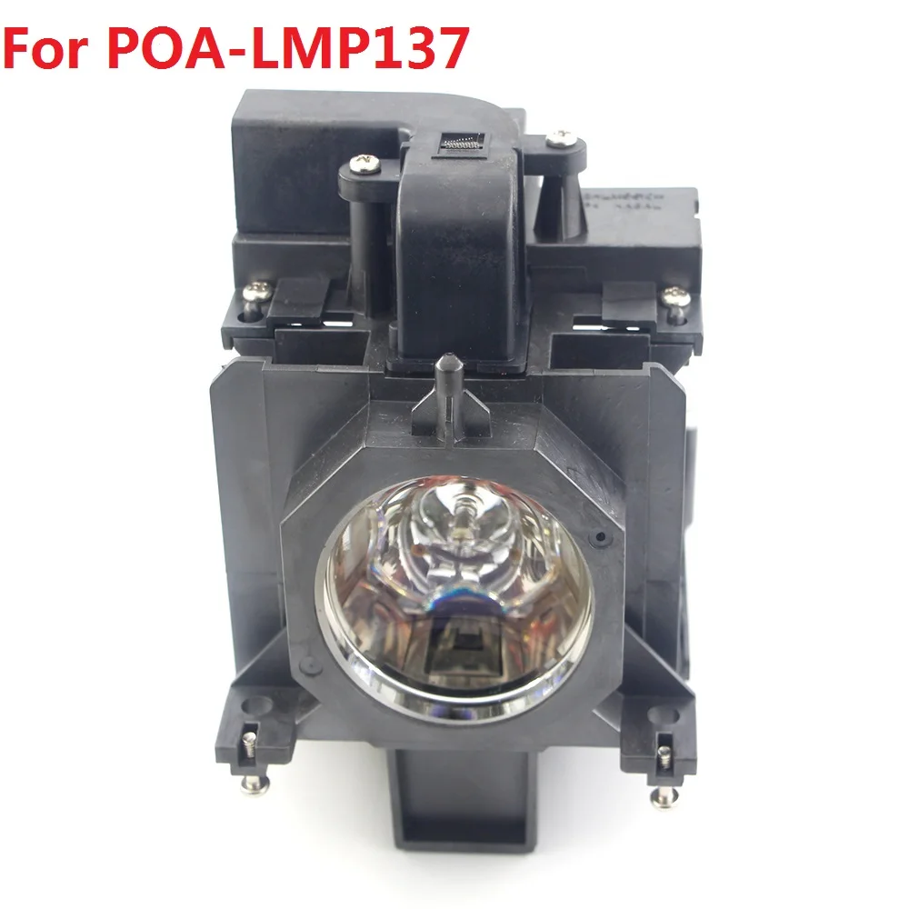 

Replacement POA-LMP137 Projector Lamp For SANYO PLC-XM5000 PLC-XW4500L PLC-XM100L PLC-MW4500 Bare Bulb With Housing POA-LMP136