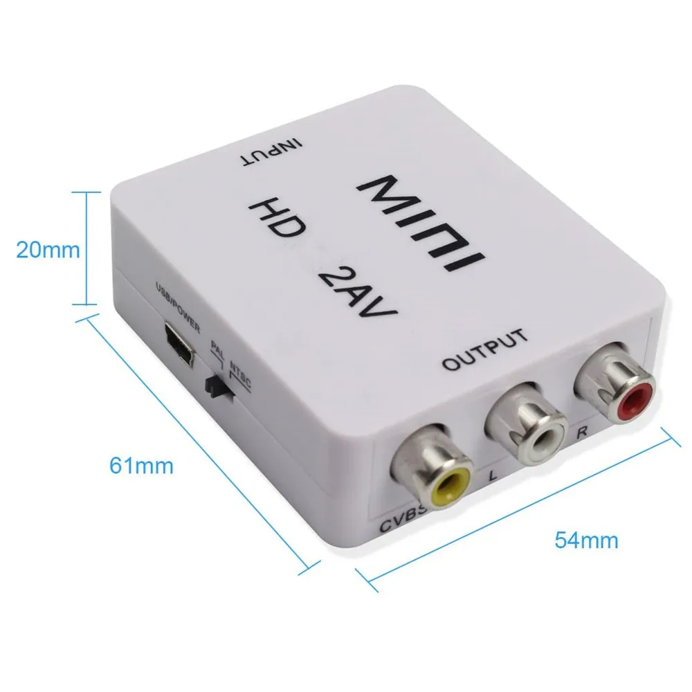 Montions HDMI ȣȯ AV Ϸ , HD   ڽ, 1080P NTSC PAL , RCA, CVSB L, R 