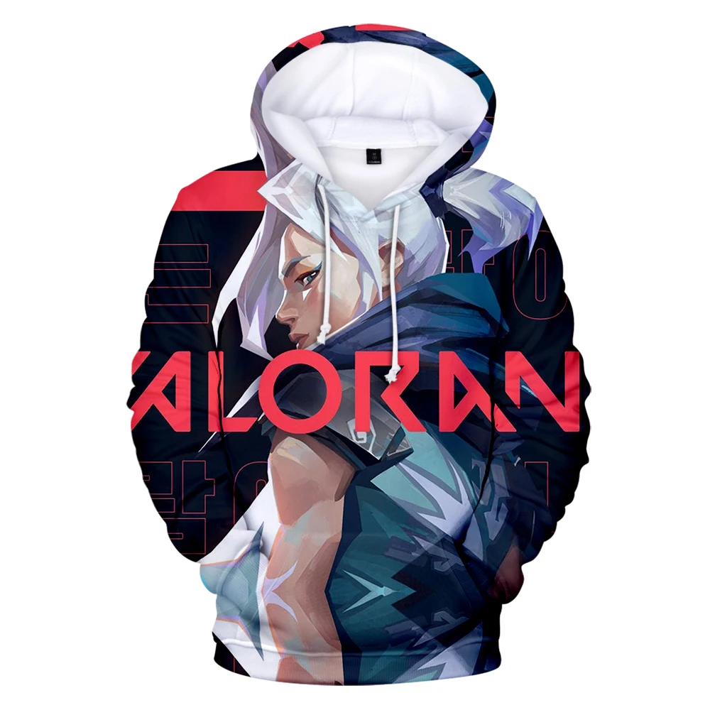 

Valorant Hoodies Cartoon Anime Shooting Game 3D Printed Streetwear Men Women Fashion Oversized Sweatshirts Hoodie Kids Pullovers