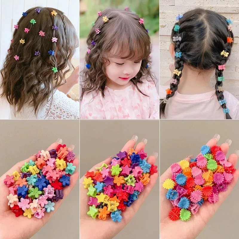 Minimalist Solid Hair Claw Mini Banana Clip Headwear Hair Styling Accessories 50pcs hair claw