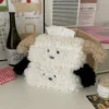Cute Plush Dog Tissue Box Creative Drawing Paper Box Dormitory Women's Home Living Room Decor Desktop Tissue Box 1