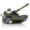 Refitted HengLong Factory 3918 M1A2 Abrams Metal Chassis Plastic Upper Hull RTR RC Tank 360 Turrent Rotating Smodking Effect TH 5