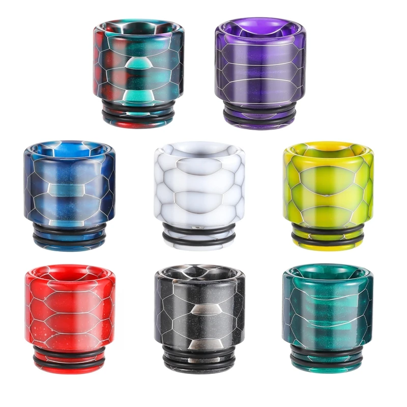 

Drip Tip Snakeskin Epoxy Resin 810 Mouthpiece For TFV12 Atomizer RDA RTA Tank E Cigarettes Vape Accessories