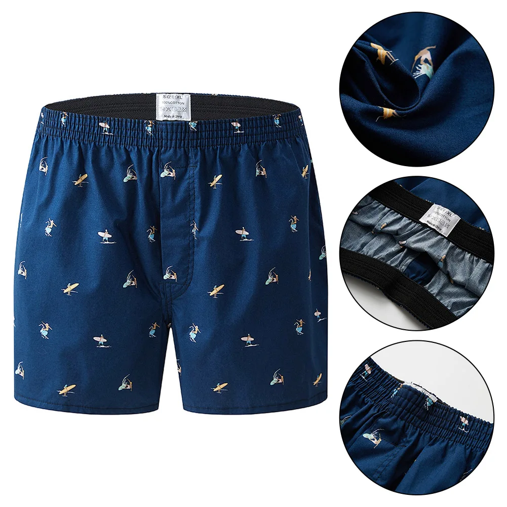

Fashion Mens Casual Underclothes Comfortable Cotton Underwear Knit Loungewear Male Shorts Lounge Pants Nightgown Nightwear