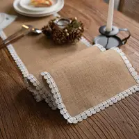 Table Runners Natural Burlap Cotton Boho Table Runner with Tassels for Restaurant Rustic Home Dining Wedding Party Table Decor 1