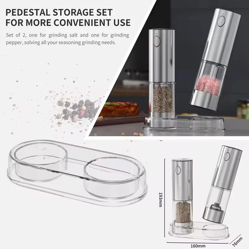 Rechargeable Electric Pepper Grinder Set 3