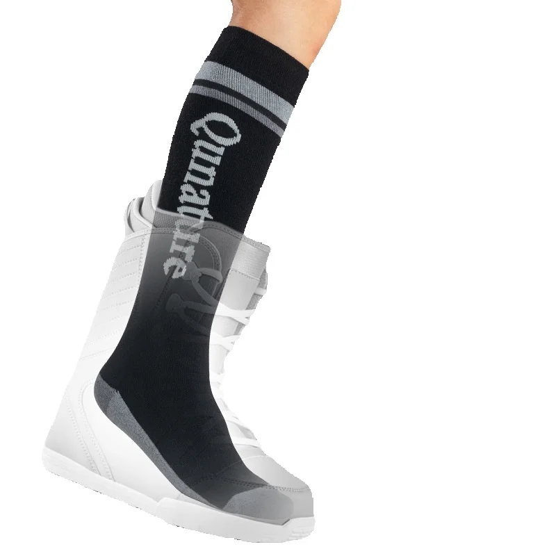 Tuoye Fun Suusatamine Täiskasvanute villane pikk kõrgtoru paks villane rõngas soe sport välitingimustes meeste ja naiste sokid sügis/talv_voghion.com