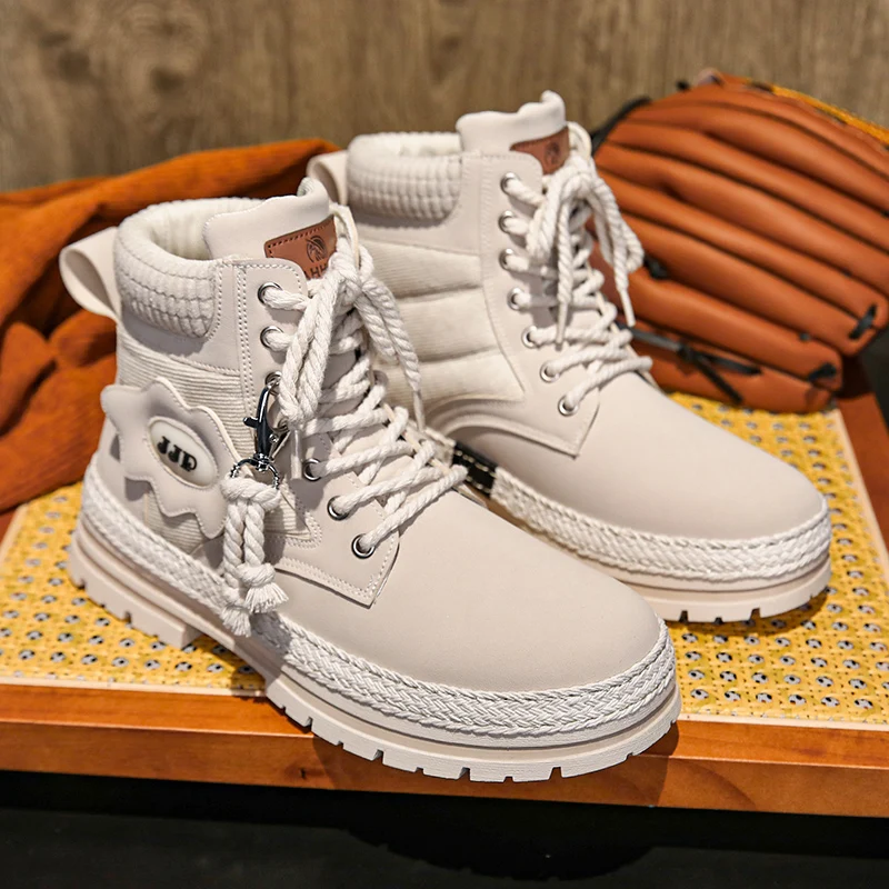 

Роскошные военные ботинки, мужские кожаные мотоциклетные ботильоны челси для мужчин, зимние ботинки, Мужская обувь в стиле панк, пустынные водонепроницаемые ботинки для мужчин