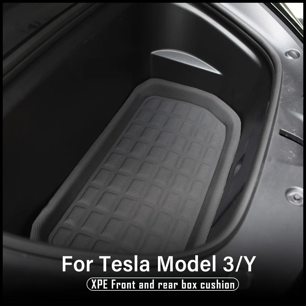 

New For Tesla Model Y Accessories 2021 Dedicated luggage Mat ModelY Boot Liner Trunk Cargo Mat Xpe Tray Floor Carpet Mud Pad