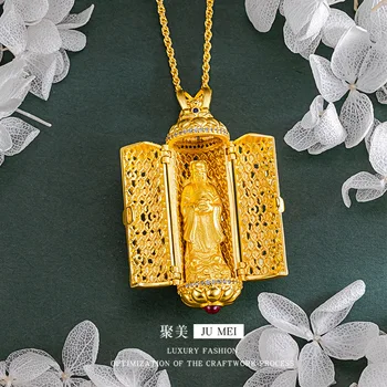 The Hidden Shrine of Fortune – 24K God of Wealth Pendant 1