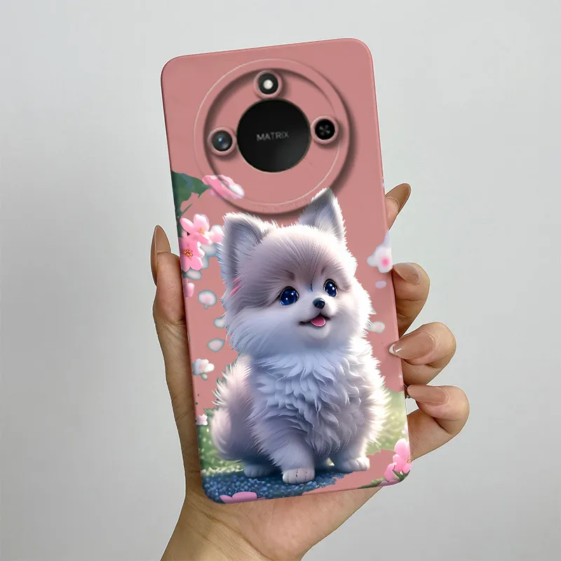 Sweet Painted Silicone Phone Case - Fashion Cartoon Design, Protective & Stylish
