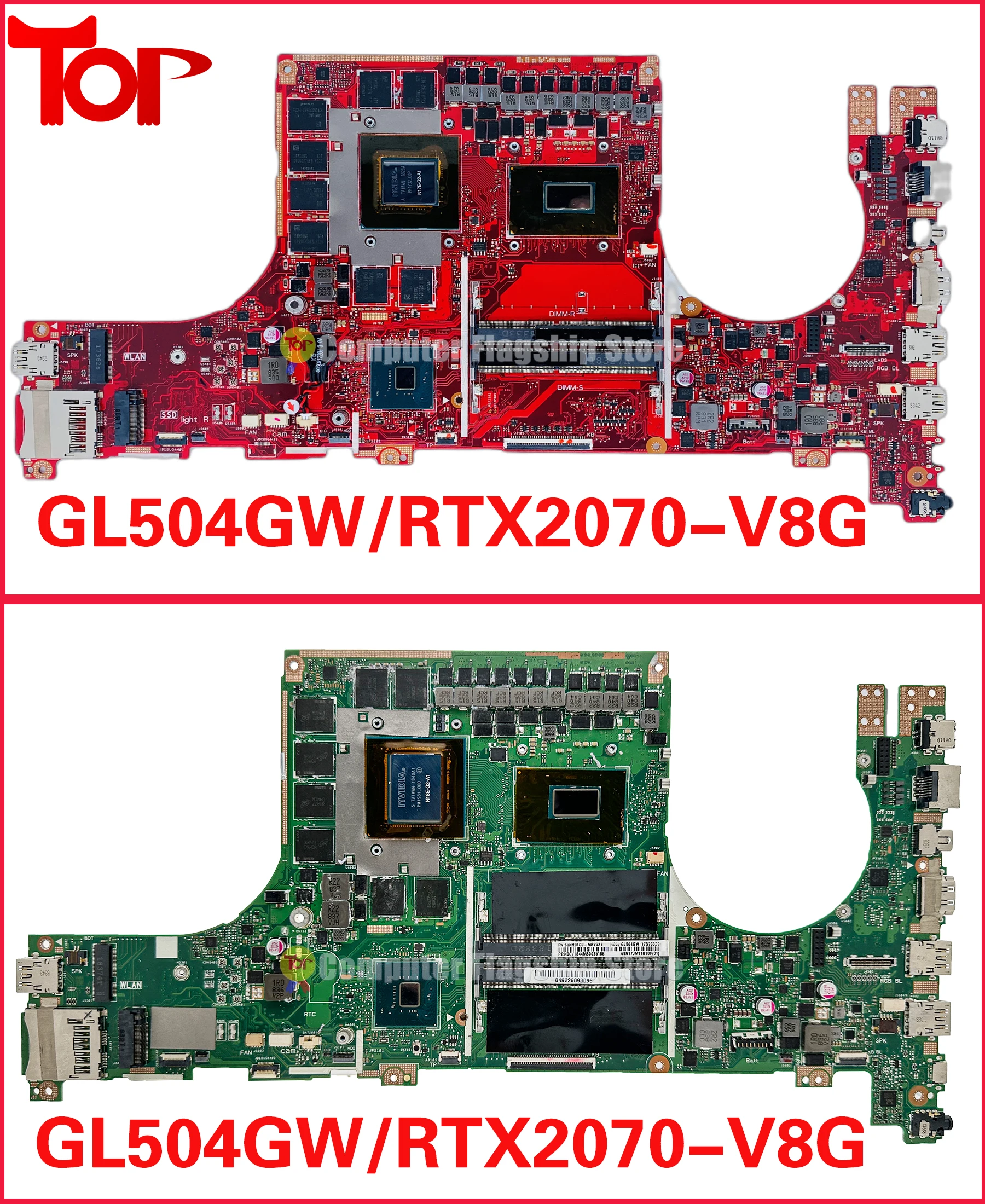 GL504G Laptop Motherboard For ASUS ROG Strix SCAR II GL504 GL504GS