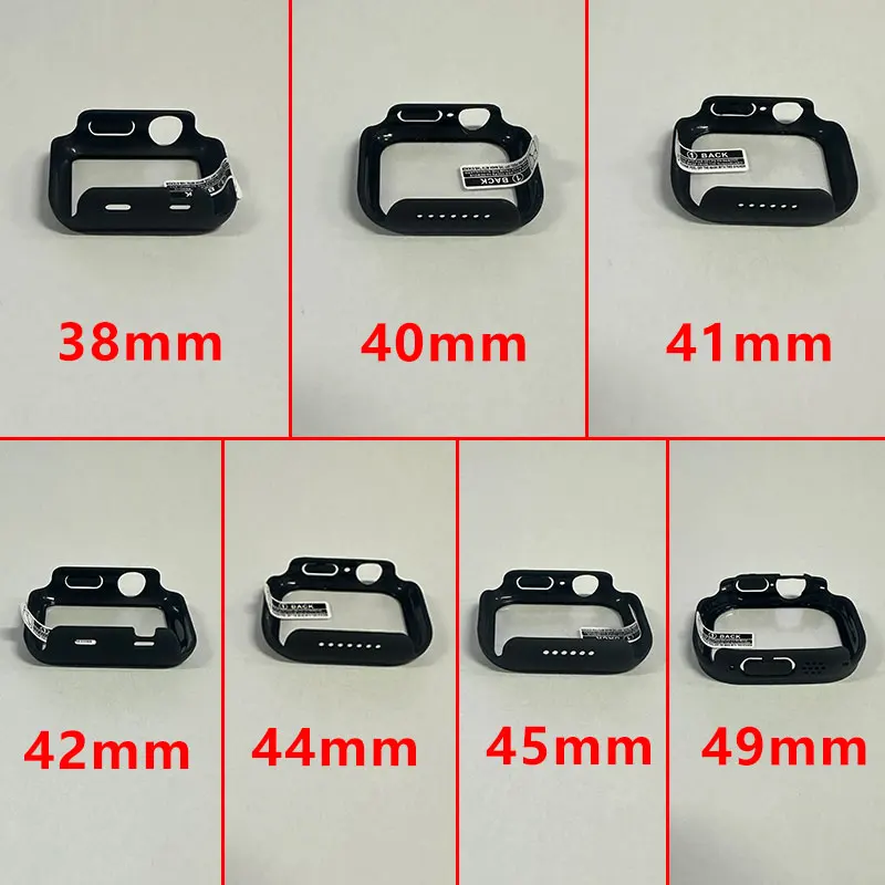 Durable Glass Case for Apple Watch - PC Screen Protector Cover and Accessories