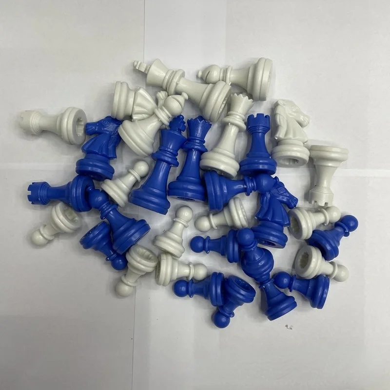 A Set of Plastic PS Material Chess Pieces King 49mm High about 85 Grams Without Chess Board board game,table games,chess pieces