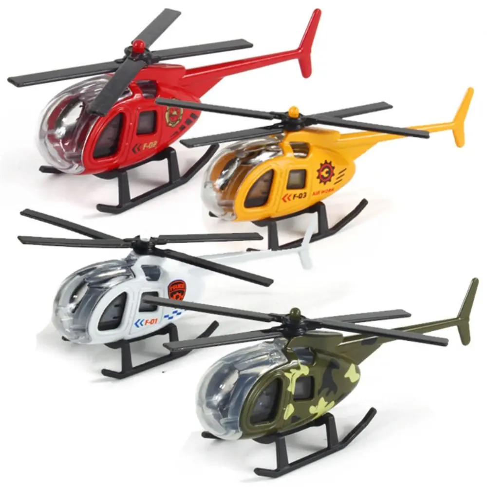 Gift Home Ornaments Photography Props Diecast Helicopter Toy Helicopter Model Toys Alloy Airplane Model Simulation Helicopter