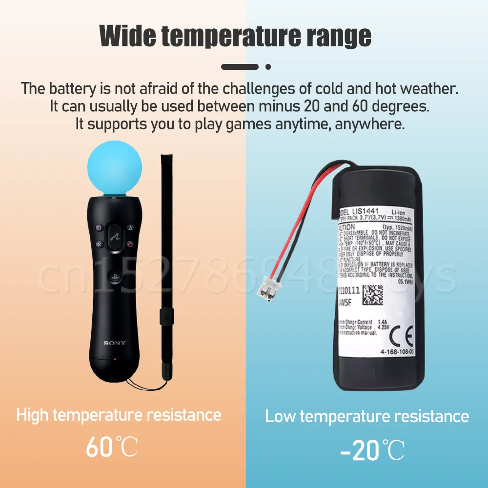 New 3.7V Lithium Battery For Sony PS3 PS4 Move PlayStation Move Motion