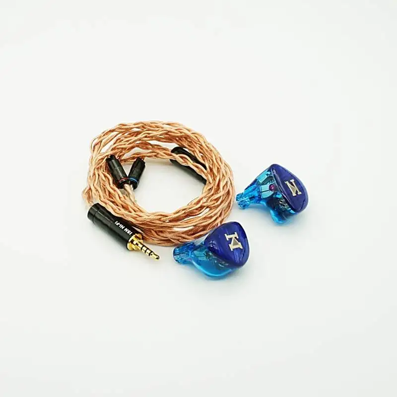 ISN Audio H60 4BA + 2DD Hybrid HiFi In-ear Monitors 6 Drivers 2Pin 0.78mm Detachable Audiophile Inner Earbud Wired Earphone IEMs