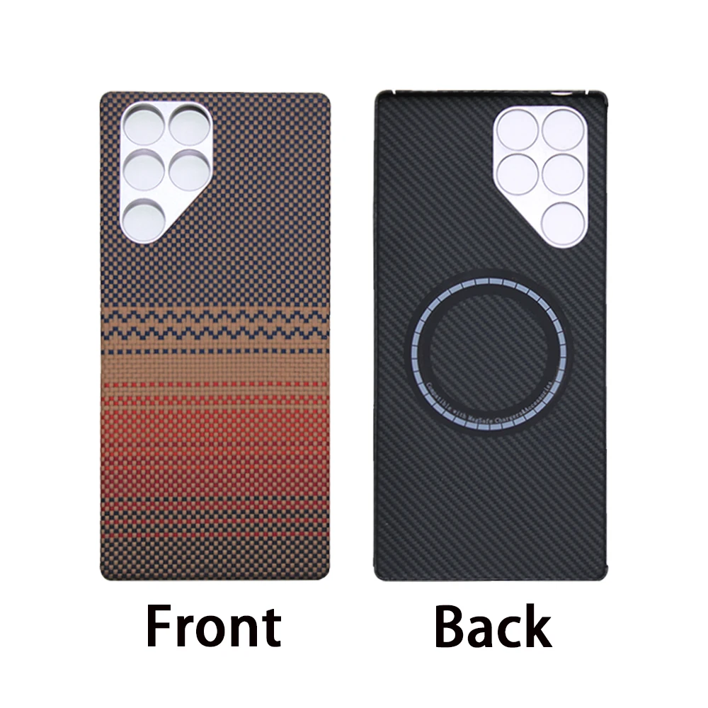 Ultra-Thin Kevlar Carbon Case - Aramid Fiber Anti-Drop Magsafe Phone Shell