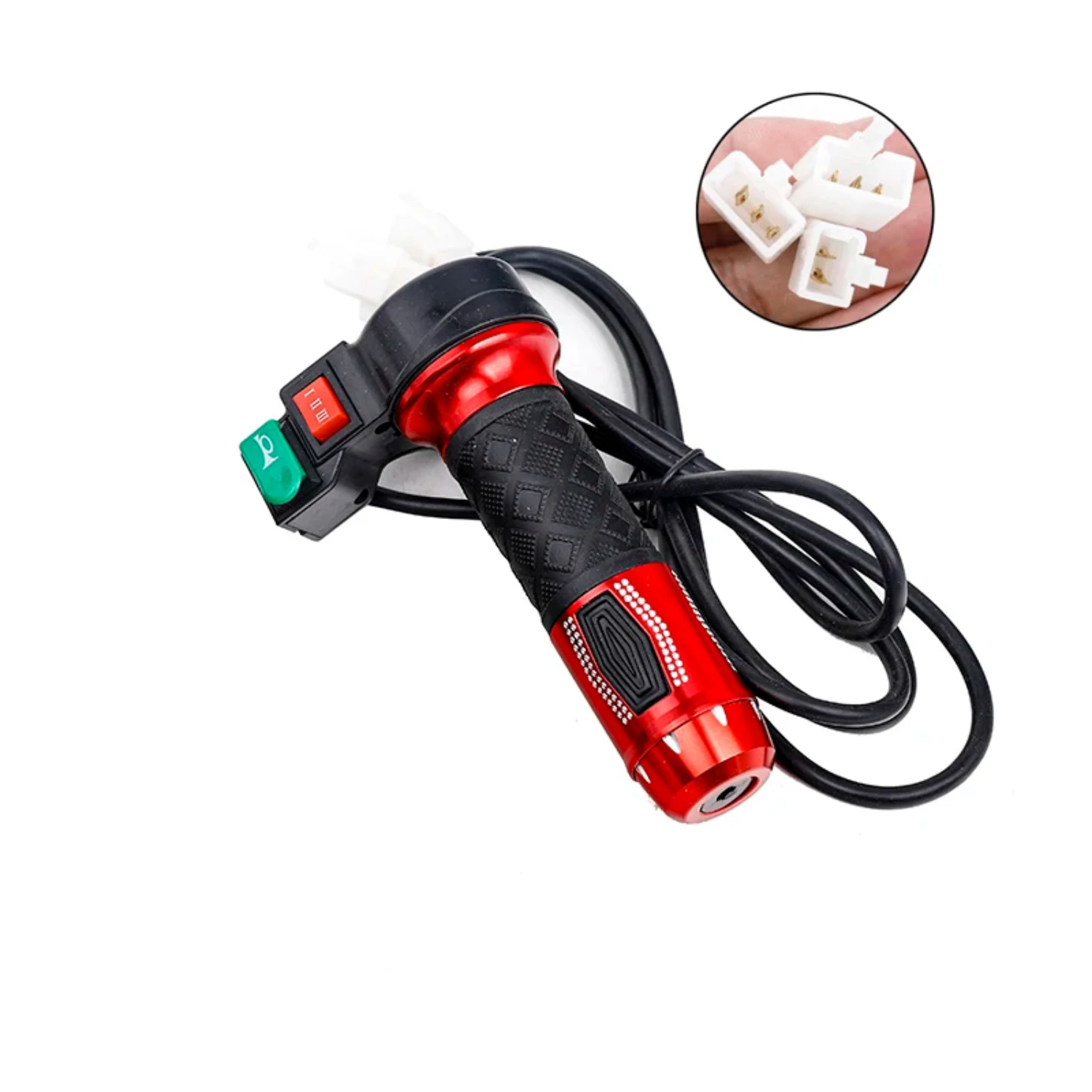 Bicycle High Medium Low Speed Forward Reverse ABS Throttle Acceleration Handle EBike Twist Throttle Parts Ltwoo speed shifter