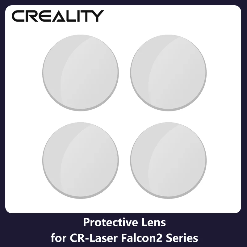 Lens for Creality Falcon2 Flat Mineral Crystals Glass Anti Scratch