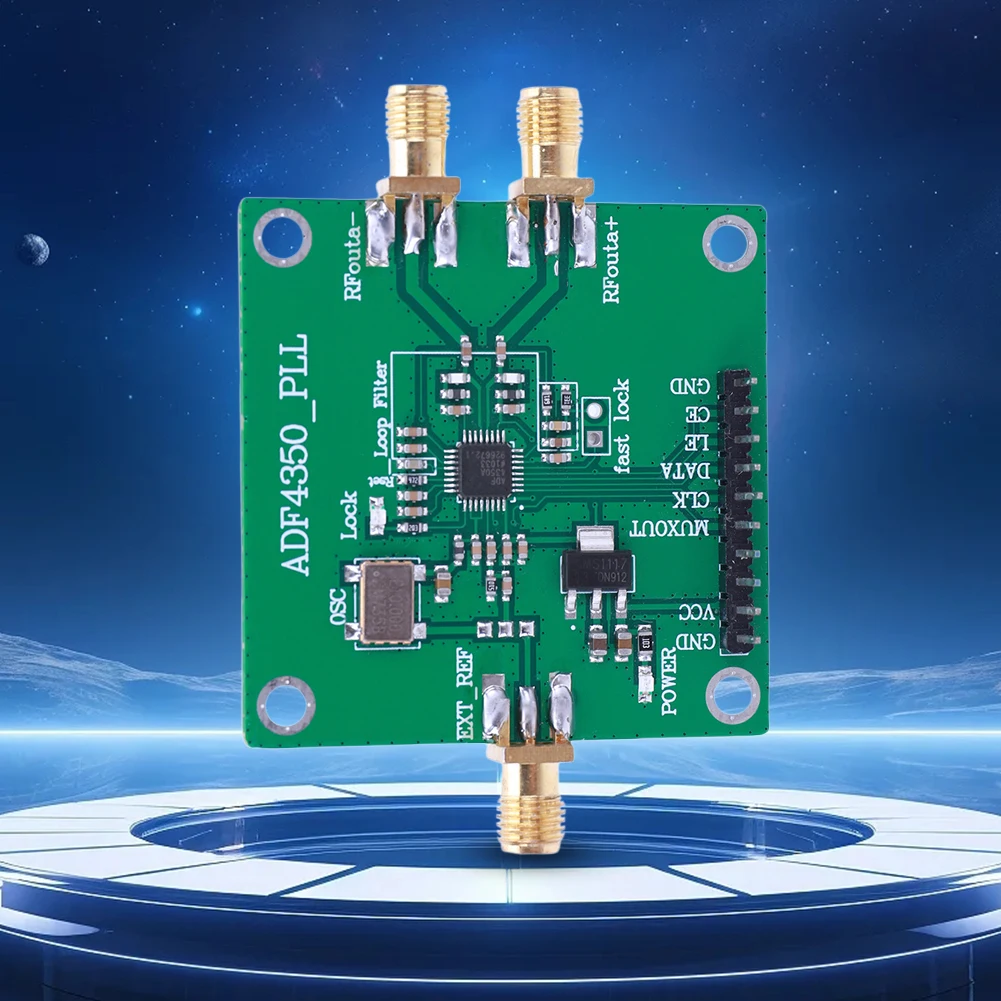 ADF4350 ADF4351 PLL RF Signal Source Frequency Synthesizer 35M/137M-4.4GHz RF Signal Source Module Broadband Low Power