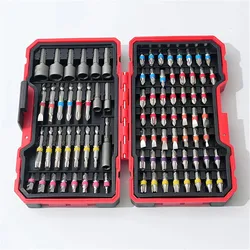 Enhanced 83 - Piece Premium Impact Drill Bit Set with Magnetic Non - Slip Nut Driver (83PC)