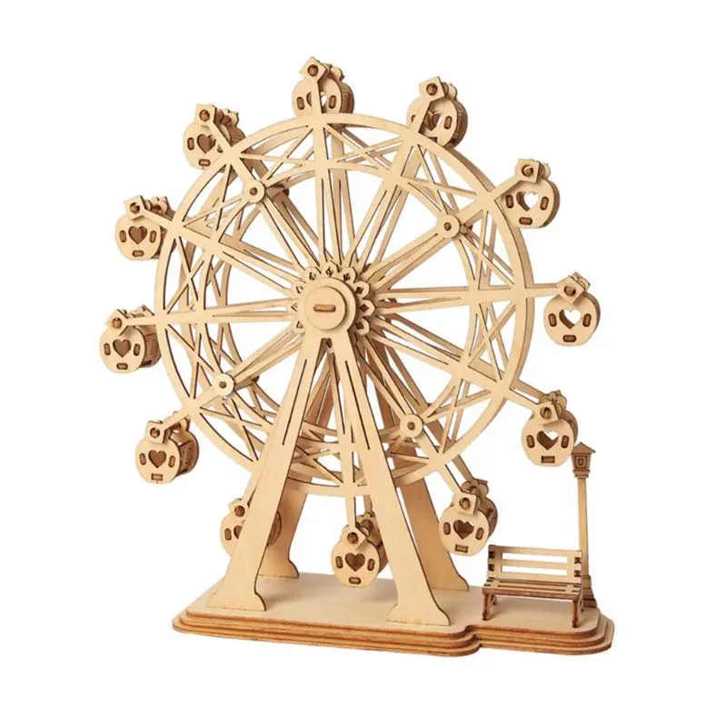 

3D Деревянный пазл, самостоятельная сборка, наборы для поделок, игрушки ручной работы для взрослых и подростков