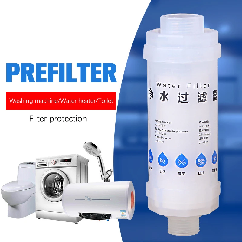 3LPM Pre-Filter Water Filter PP Cotton Filter Purifier Removal Heavy Metal Purifier Shower Washing Machine Home Health water filters