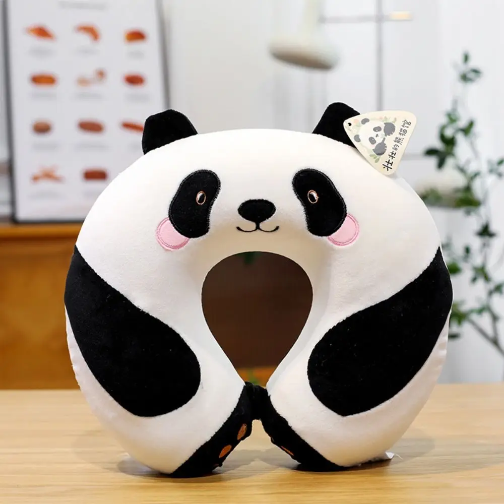 카와이 스토리텔링 팬더 손인형 부드러운 시뮬레이션 팬더 목베개 스카프 장갑 팬더 모자 새해