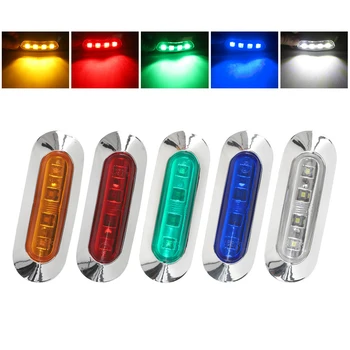 Lampade di segnalazione nautiche a LED impermeabili per barche e yacht: 2 luci di navigazione marine 12V-24V