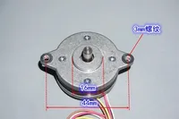 2-Phase 4-Wire Miniature Precision 36mm Circular Thin Stepper Motor – 0.9° High-Resolution Motor - Image 3