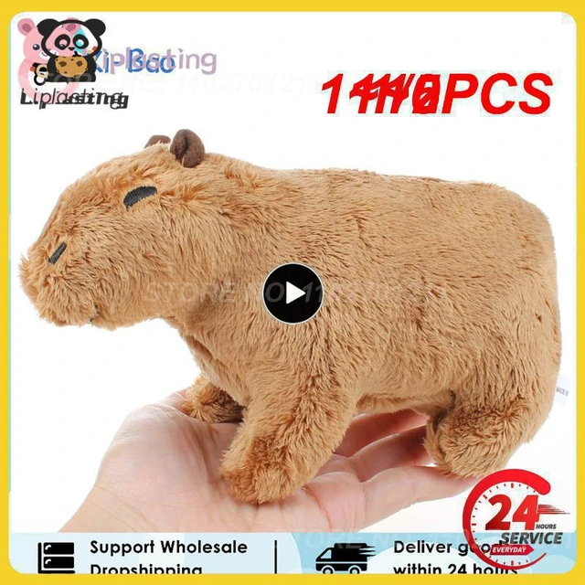 1~5PCS 18cm Simulation Capybara Plush Toy Fluffy Capybara Doll Soft Stuffed  Animal Toy Kids Birthday Gift Toy Home Room Decor - AliExpress