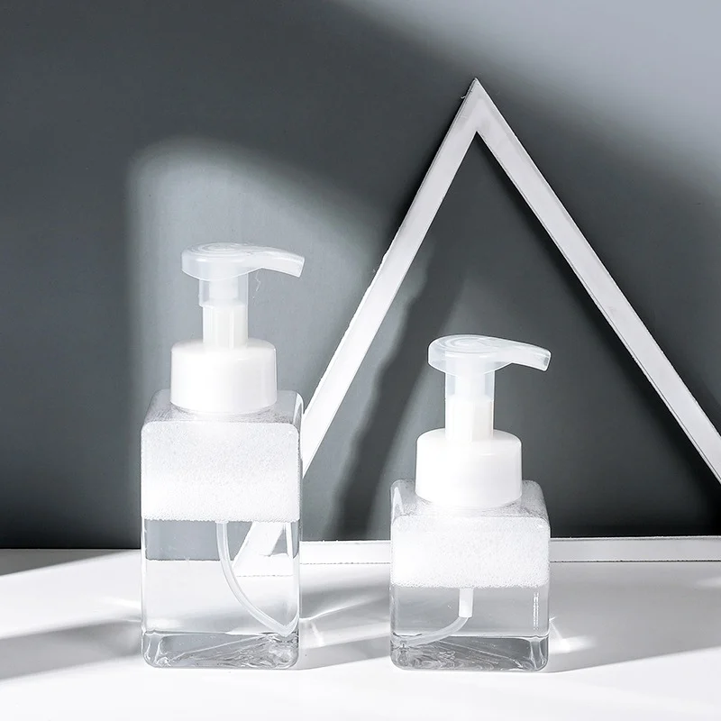 250/400ml Large Foam Dispenser Plastic Pump Bottles Mini Empty Soap Refillable Bottle for Travel Cleaning Cosmetics Packaging