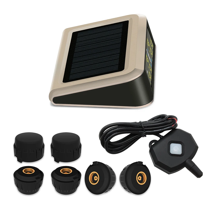 무선 타이어 압력 모니터링 시스템, RV 6 타이어 센서, 태양열 외부 센서, 트럭 트레일러 tpms