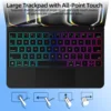 GOOJODOQ Magic Keyboard Case for iPad Pro 11 M4 iPad Air 4/5/6 Smart Pogo Pin Bluetooth 5.2 Multi-Touch Trackpad Keyboard 4