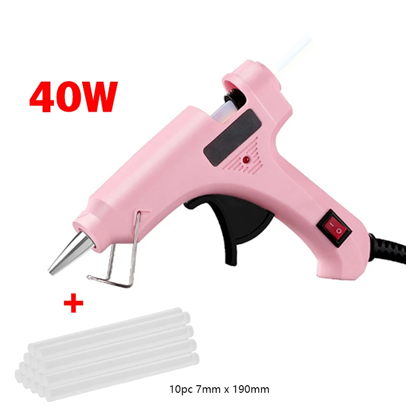 40w Hot Melt Glue Gun for 7mm Glue Stick Industrial Mini Glue Guns