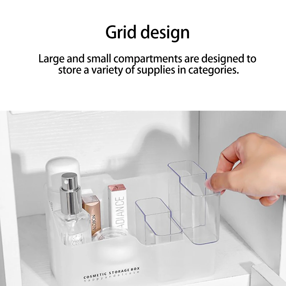 Cosmetic Organizer For Bathroom Dresser Bedroom Durable Makeup Organizers Storage Tray Make Up Organizer Box Joyero Maquillaje 5